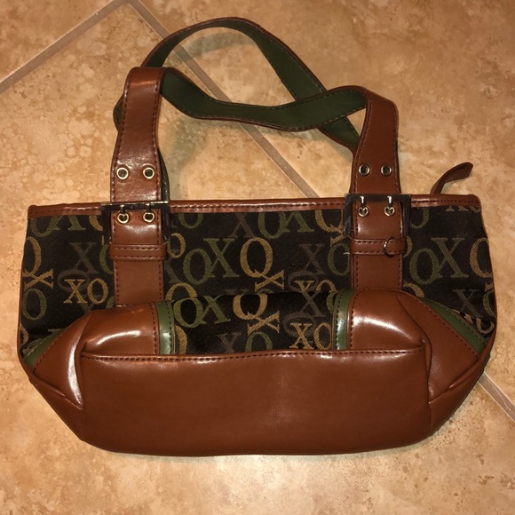 XOXO small brown green purse - Picture 2 of 4